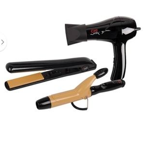 CHI THREE PIECE TRAVEL KIT WITH BAG